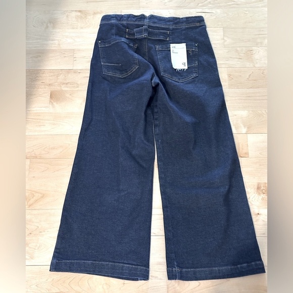 Anthropoligie Pilcro Kit Cropped High-Rise Wide-Leg Utility Jeans, Size … - Picture 5 of 12
